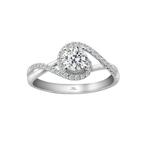 天然鑽石求婚戒指